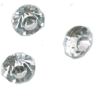 Facet kristal Clear  SS 29  puntsteen